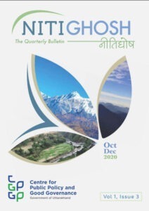 TN CPPGG Uttarakhand - Nitighosh Vol 1 Issue 3 Oct-Dec-2020